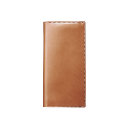 【数量限定色】コードバン 長財布 (縦型) 002 タン