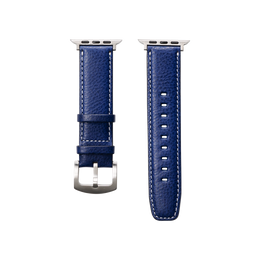 【数量限定型】レザーウォッチバンド Apple Watch用  (バケッタミリングレザー) ラピスブルー / L