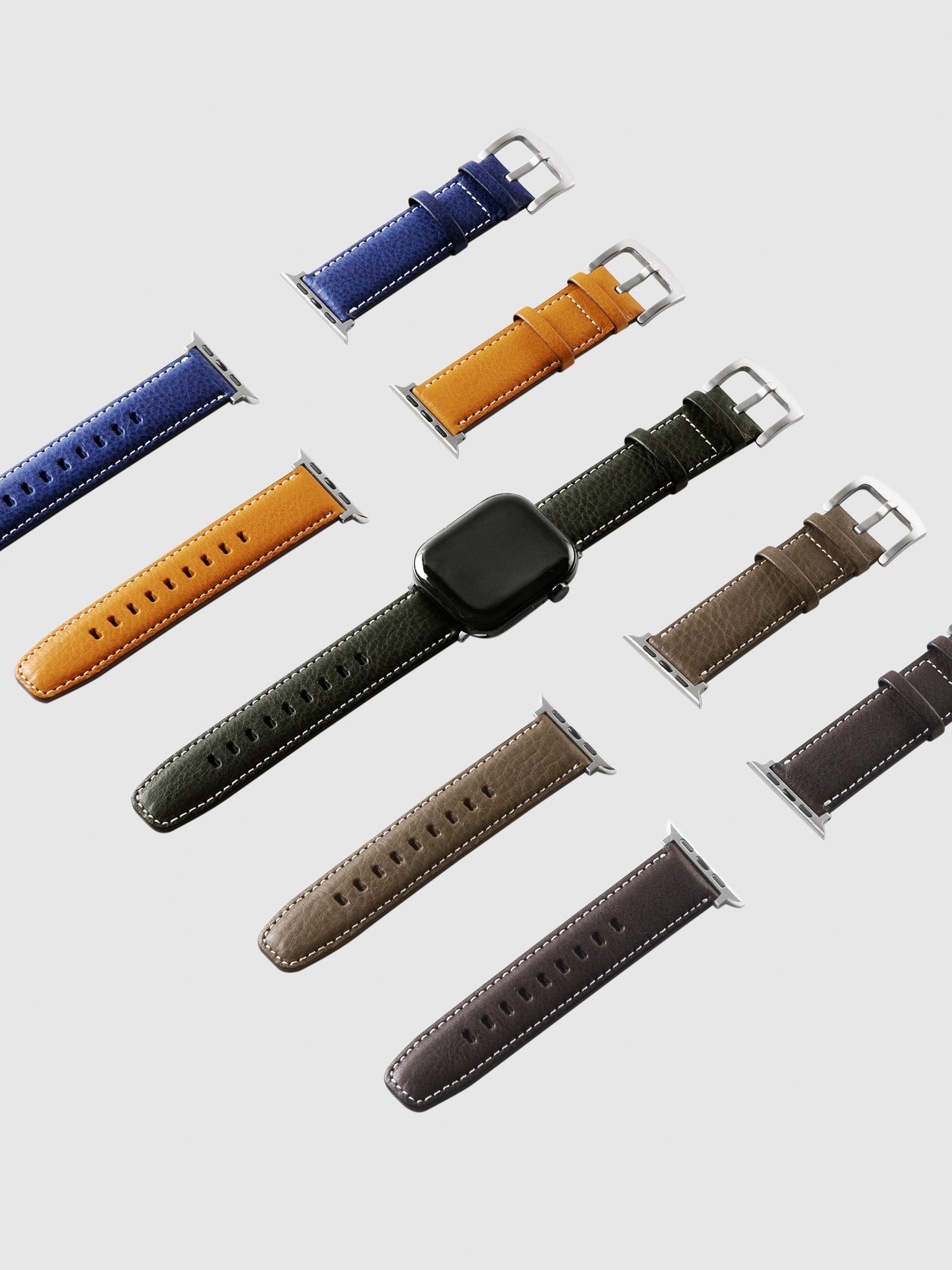 【数量限定型】レザーウォッチバンド Apple Watch用  (バケッタミリングレザー)