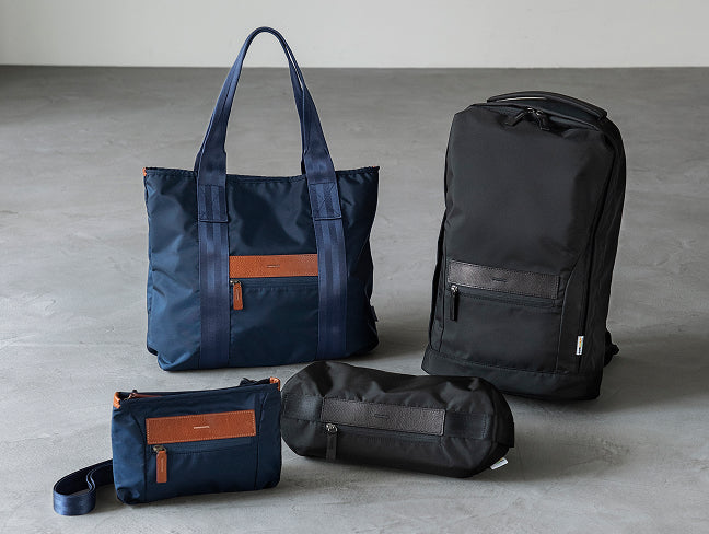 上質感を軽やかに纏うナイロンバッグ