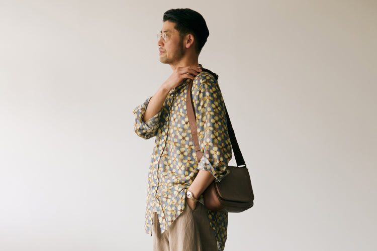 宮本哲明さんに聞く、軽快ショルダーの大人スタイリング