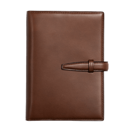 ヌメ バイブル手帳 チェスナット