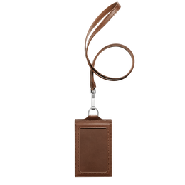 ヌメ IDカードケース(縦型) チェスナット