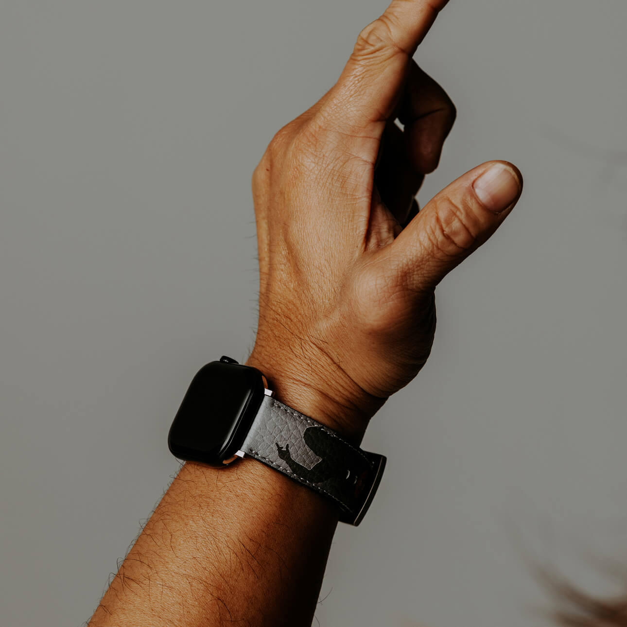 新日本プロレス 棚橋選手コラボ レザーウォッチバンド Apple Watch用 L / S