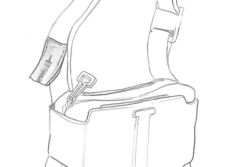 33 Rough Sketch: Crossbody bag