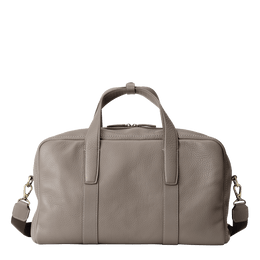 【数量限定色】トーンオイルヌメ 2wayボストン シェードウォームグレー