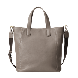 【数量限定色】トーンオイルヌメ 2wayトールトート シェードウォームグレー