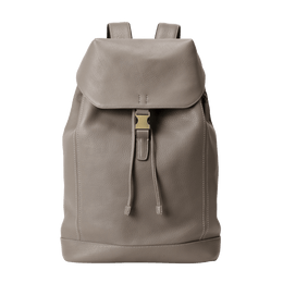 【数量限定色】トーンオイルヌメ フラップバックパック シェードウォームグレー