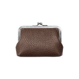 【数量限定色】トーンオイルヌメ がま口パース ミディアムブラウン