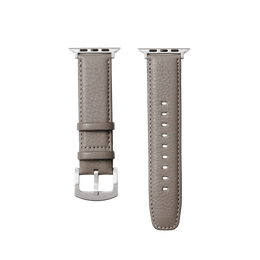 【数量限定色】レザーウォッチバンド Apple Watch用（オイルヌメ革） シェードウォームグレー / L