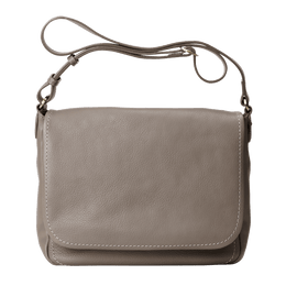 【数量限定色】トーンオイルヌメ ショルダー シェードウォームグレー