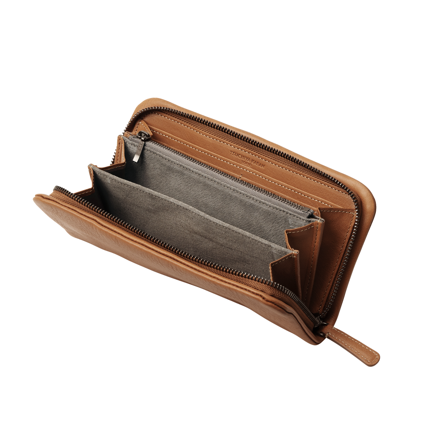 【数量限定色】トーンオイルヌメ クッションファスナー長財布