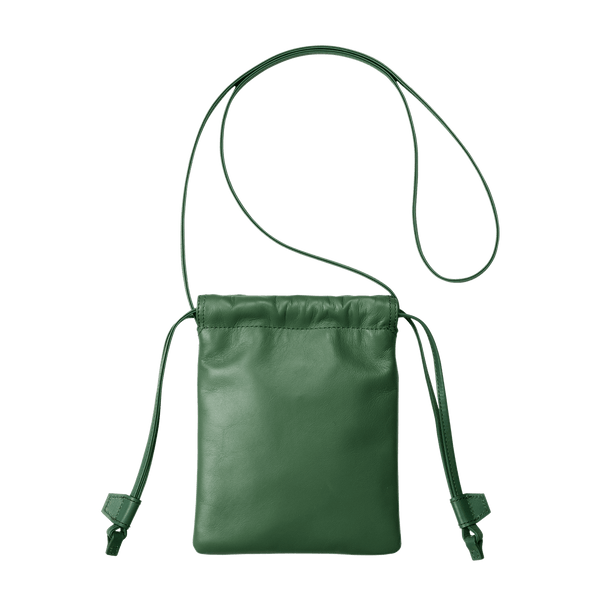 ドローストリングポーチ (スムースラムスキン)